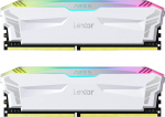 Lexar ARES RGB DDR4 RAM 16GB komplekt (8GB x 2) 3866 MHz, DRAM 288-pin U-DIMM lauaarvutim&auml;lu, XMP 2.0 suure j&otilde;udlusega p&otilde;him&auml;lu, CL18-20-20-39, PC4-30900, valge (LD4EU008G-R3866GDWA)