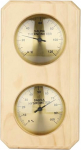 Wandthermometer Sauna Hygrometer Holz mit Hoher Pr&auml;zision und Sicherer Nutzung f&uuml;r Temperatur und Luftfeuchtigkeitsmessung im Saunaraum