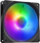 Cooler Master Mobius 140P ARGB korpuseventilaator - 140 mm ARG ventilaator r&otilde;ngaste labade disainiga (PWM), Loop Dynamic Bearing System (max. 76,5 CFM, 2,3 mmH2O, 30 dBA), viilutatud &otilde;hufookusraamiga, must
