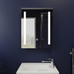 Harper & Harlow Lynx valgustatud LED-vannitoa peegel 390x500mm IP44 Reguleeritav valgusv&auml;rvi m&auml;lufunktsioon Puutejuhtimine timmitav uduvastane demister maastikuportree