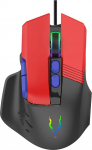 Econo EliteForce 9D juhtmega m&auml;nguhiir USB m&auml;nguhiir optilise hiire l&uuml;lititega 8 programmeeritavat nuppu Reguleeritavad RGB režiimid 12000 Dpi PC/Mac/Laptop Gamerile, k&uuml;sitluskiirus 1000Hz