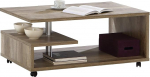 FORTE Bailey kohvilaud, puukomposiit, antiikne tamm, 105 x 60 x 45,60 cm