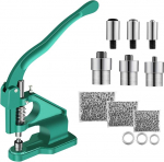 Eyelet Press, Eyelet Punch, Niit Press, Push Button Press, Manual Rack Press, Hand Eyelet, Eyelet Machine koos 3 Die ja 1500 t&uuml;kki Eyelets 6/10/12 mm