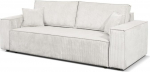 Margaret Hadas24 Passio III Diivan magamisfunktsiooniga ja 2-kohaline voodikastiga diivanvoodi koos dekoratiivse padjaga hoiuruumiga polsterdatud diivan elutuppa 250 x 105 cm kaasaegne kangas Poso mugav beež
