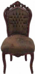 Casa Padrino Baroque s&ouml;&ouml;gitoatool pruun / pruun nahk v&auml;limusega