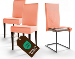 Staboos toolikatted komplekt 2, 96% puuvillased bi-Elastic stretch toolikatted universaalne toolikate pestav ja triikimisvastane, flamingo