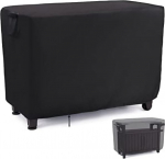 Hohong Outdoor Prep Table Cover for Keter Unity XL Portable Table and Storage Cabinet, Waterproof Grill Prep Table Cover and Bar Cart Cover 132 x 56 x 92 cm