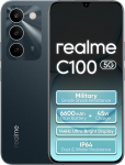 realme C100 5G nutitelefon 4 + 128 GB, Germ Green, 6,8-tolline LCD-ekraan 144 Hz, 6600 mAh aku kogu p&auml;eva kestvuseks, 45 W &uuml;likiire laadimine, 50 MP k&otilde;rge resolutsiooniga kaamera, valgustugevus 6300, IP64, Dual