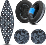 WC Modkit Arctis Nova 7 - Geelk&otilde;rvapadjad Lai peapael ja k&uuml;lgmised plaadid, mis &uuml;hilduvad Arctis Nova 7, 5, Pro Wired ja teistega Wicked Cushions | Black Camo
