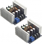 2tk 20A 300W suure v&otilde;imsusega Buck Converter Step-Down moodul DC 6-40V kuni DC 1.2-36V reguleeritav konstantse pinge konstantse voolu moodul laadimine LED Drive koos l&uuml;hisekaitseiga