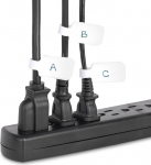 StarTech.com 3.5in (9cm) kaabli sildid, 100 pakki, valge, konksu-konksu kaabli sildid, kirjutavad kaabli sildid kaabli/kaabli haldamiseks