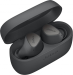 Jabra Elite 3 True Wireless k&otilde;rvaklapid, m&uuml;raeristavad k&otilde;rvaklappide Bluetooth k&otilde;rvaklapid 4 sisseehitatud mikrofoniga selgete k&otilde;nede, v&otilde;imsa bassi, kohandatava heli ja monorežiimiga, tumehall