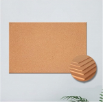 Korkplattenrolle, Wand-Pinnwand, rechteckige Pinnwand, dekorative Pinnwand zum Aufh&auml;ngen, Korkfliesen f&uuml;r B&uuml;ro, Zuhause, Nachrichten, Wanddekoration, Heimwerker-Basteln (Woody, 6 mm, 8 St&uuml;ck).