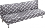 ele ELEOPTION diivanikate ilma k&auml;etoeta, kaasaegne prindi diivanikate 3 istekohaga ilma k&auml;etoeta Stretch diivanikate Armless diivanvoodi kate volditavale diivanvoodile ilma k&auml;etoeta, 180-210 cm, 180-210 cm