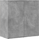 vidaXL Sideboard, kapp koos hoiuruumiga, k&uuml;lgkapp elutuppa, k&ouml;&ouml;ki, esikusse, kapp, Highboard, kaasaegne, betoonhall, puitmaterjalist.
