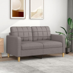 JUDYY 2-kohaline diivan Taupe 140 cm kangast diivan Elutuba Noorte diivan Relax diivanid Diivanid ja diivanid Diivanid magamistuppa Noorte lastetoas