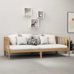 Tidyard p&auml;evavoodi 10 cm madratsiga, diivanvoodi voodiraam &uuml;hekohaline diivanvoodi diivanvoodi soliidne m&auml;nd 90 x 200 cm mesi pruun