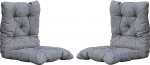 Ambientehome Hanko istmepadi ja seljapadi, polsterdatud padi, komplekt 2 tk.