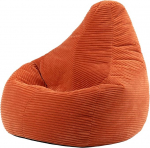 Icon Dalton Corduroy Bean Bag, oranž, T&auml;idisega t&auml;iskasvanute m&auml;ngukott, Bean Bag, Corduroy tool, Lounge tool, magamistuba, elutoa m&ouml;&ouml;bel