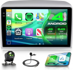 Rimoody 4G+64G Android Autoradio f&uuml;r Lancia Ypsilon 2006-2011 Wireless Carplay Android Auto, 9 Zoll Incell Touchscreen Radio Con GPS Navi WiFi Bluetooth Mirror Link FM/RDS/EQ/USB/SWC Tagfahrkamera
