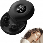 Unek&otilde;rvaklapid, minik&otilde;rvaklapid magamiseks, traadita Bluetooth 6.0 (must-1)