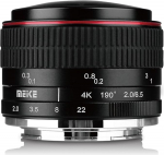 MEKE MK 6.5mm Circular F/2.0 Lens Fisheye for Mirorless Fuji X-Mount Cameras X-T1 X-T2 X-T3 X-T30