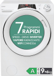 Candy Rapid&Oacute; ROW4964DWMCT/1-S Dryer, 9 + 6 kg, 1400 RPM, Wi-Fi + BLE, Connected, Delayed Start, kg Detector, Class A, 60 x 58 x 85 cm, White