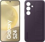 Samsung Galaxy S24 AI nutitelefon, 8 GB RAM, 256 GB m&auml;lu, kollakas kollane, 3-aastane tootja garantii + tumelillat v&auml;rvi k&auml;epidemega &uuml;mbrik