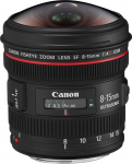 Canon EF 8-15 mm f/4L Fisheye USM objektiiv