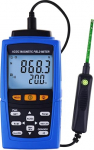 AC/DC Gauss Meter Magnetv&auml;lja tugevuse m&otilde;&otilde;tja Teslameter Magnetomeeter J&auml;&auml;kp&uuml;simagnet N/S polaarsus 3000mT (30000 Gauss) Automaatne manuaalne andmete salvestamine