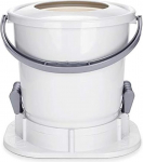 Manual Laundry Spinner Only Laundry Spinner Camping Spin Dryer for Clothes Space Saving Hand Operated Drying Machine for Camping Apartments Clothes White