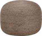 Festnight Pouf Stool 45 x 30 cm Jute Decorative Stool for Living Room Bedroom Handmade