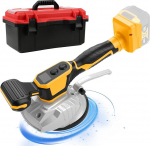 Plaatimisvibraator Dewalt 20 V akule, plaatimisvibraator 5-tollise iminapaga, 8 kiirust, 60 kg v&otilde;imsus, plaatimisvibraator plaatidele ja seinaplaatidele 32 x 32 tolli ja alla selle (kollane)