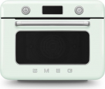 Smeg, COF01PGEU Aurukombineeritud ahju 10 toiduvalmistamisfunktsiooni 33 automaatset retsepti Eemaldatav mahuti Auruk&uuml;psetamine Katlakivieemaldamise funktsioon 1800W V&otilde;imsus pastellroheline