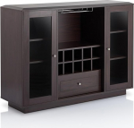 KODU: Olympia Multi Storage Dining Room Buffet Espresso: Inside + Out iohomes Olympia Multi Storage Dining Room Buffet Espresso