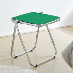 Klappbarer Nachttisch, Beistelltisch/Nachttisch aus Acryl, moderner rechteckiger Klapp-Beistelltisch, minimalistische kleine Klapptische f&uuml;r Schlafzimmer, Wohnzimmer, B&uuml;ro, kleine