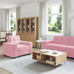 Diivan 3 tk Rosa Leinenmischgewebe Diivan Model3324642