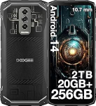 DOOGEE Blade 10 Ultra Outdoor mobiiltelefon ilma lepinguta, 20GB + 256GB Outdoor nutitelefon, 10.7mm ultra &otilde;huke l&auml;bipaistev tagak&uuml;lg, 5150mAh, 6.56" HD+ 90Hz, 50MP, IP68/69K/NFC/GPS, IP68/69K/NFC/GPS