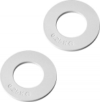 Duendhd 2 x murdosa kaalud Mini hantliplaadid j&otilde;utreeningplaadid t&auml;psed k&otilde;vakettad tarvikud valge 0,25 kg