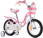 Royal Baby Little Swan Laste jalgratas T&uuml;drukute jalgrattastabiilsus 12 14 16 18 tolli 3-10 aastat roosa laste jalgratas