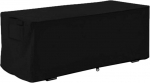 Aiggend Deck Box Cover, Waterproof Deck Box Cover, Oxford Fabric, Garden Storage Box Cover for Home Garden, 123 x 62 x 55 cm (Black)