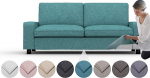 comfortly Kivik 2 Seater Sofa Cover Replacement Slipcover Heavy Duty 7 Pieces Pet and Stain Resistant Durable Nano Tech Fabric Easy to Clean and Replace