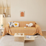 HANDONTIME oranž diivanikate diivanile, Tassel &scaron;enill diivanikate koertele, lemmikloomadele, Jacquard kahe istekoha kate, 3 istekoha diivanikate, geomeetriline Boho diivanikatte, diivanikaitse, diivanikaitsja