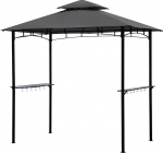 Sekey 2,35 x 1,45 m veekindel grilliga Gazebo aed Gazebo aiatelk aiamaja/pidu/piknik/grill, UV kaitse 50+, Hall