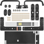 VEVOR kabinetivoodi vedrude mehhanism 2185 x 1700 x 2210 mm, Murphy voodi komplekt, Queen Deluxe, DIY komplekt mehaaniline riistvara seinavooditele, pneumaatiline vooditugi, kokkupandav kabineti seinavoodi