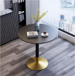 &Uuml;mmargune s&ouml;&ouml;gilaud 60/70/80 cm marmorist k&ouml;&ouml;gilaud koos alusega Tulip disainiga kodukontorisse elutuppa k&ouml;&ouml;ki vaba aja veetmiseks (suurus: 60 cm, v&auml;rv: D)