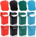 8 x Deck Box Deck Boxes for MTG, 95 x 72 x 47 mm kaardikarp 80+ kaardile Flip-Top Trading Cards Box Plastic Trading Cards Storage Box