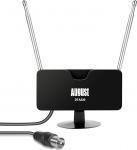 August DTA230 - DVB-T/DVB-T2 HD antenn - Mini v&otilde;imas digitaalantenn koos iminapaketi kinnitusega siseantenn USB DVB-T2 pulkade/vastuv&otilde;tjate/raadio/televisiooniseadmete jaoks koos integreeritud DVB-T2 H.265 tuuneriga.