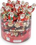 Riegelein Solid Santa Claus in Tin, 525g (Pack of 70) - Fairtrade piima&scaron;okolaad individuaalselt pakendatud - Ideaalne advendikalendrile, j&otilde;uluvanale ja j&otilde;uludele - Chocolate Colas Small