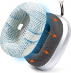 WC SweatZ Max - patenteeritud k&otilde;rvapadja kaitsekatted Airpods Maxile Wicked Cushions poolt | Higikindel ja kergesti pestav | T&auml;ielik higikaitse k&otilde;rvapadjadele | Ivory Tide